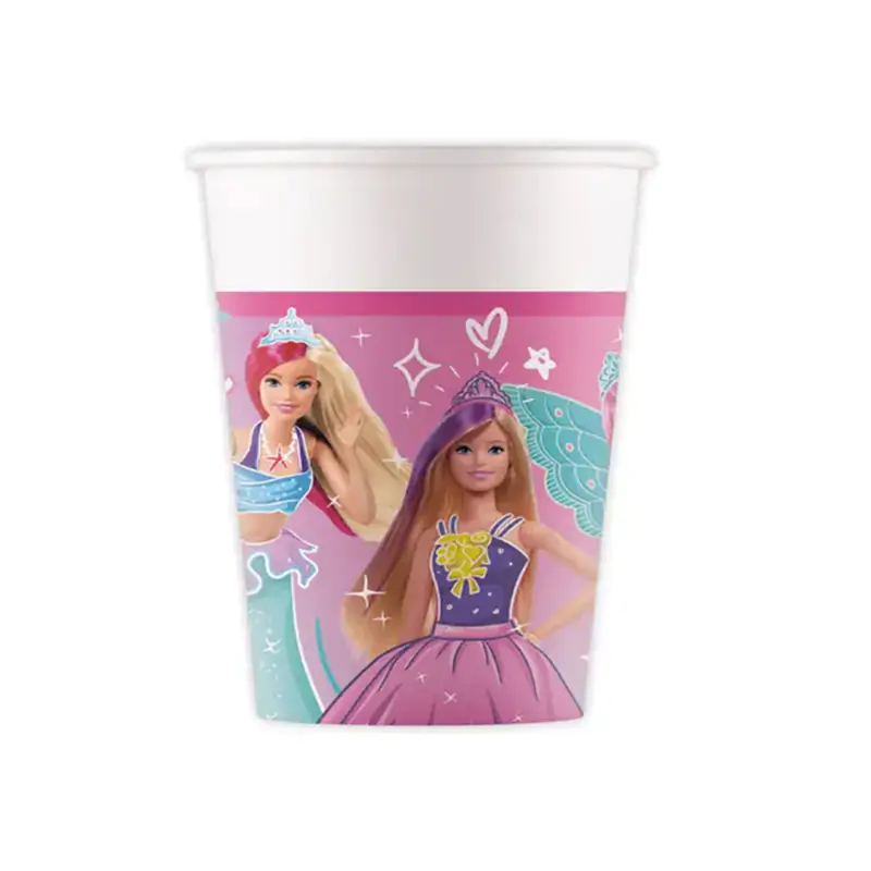 Barbie Fantasy Bardak 8'li