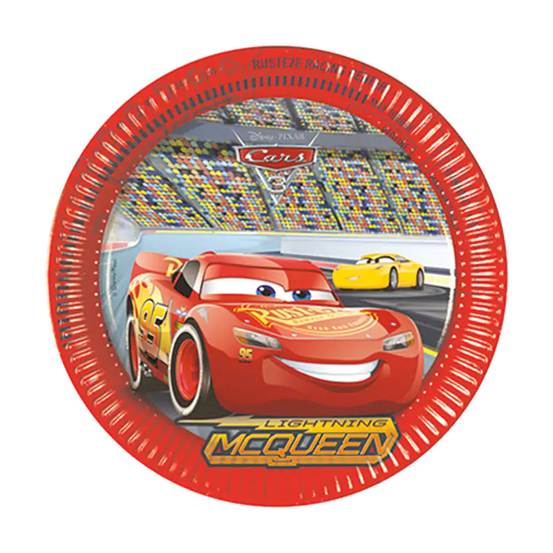 Cars Kağıt Tabak 8’li