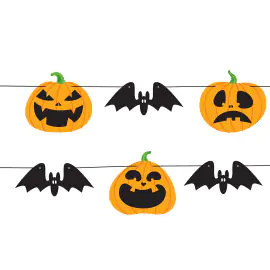 Halloween Balkabağı Banner (1,20 m)