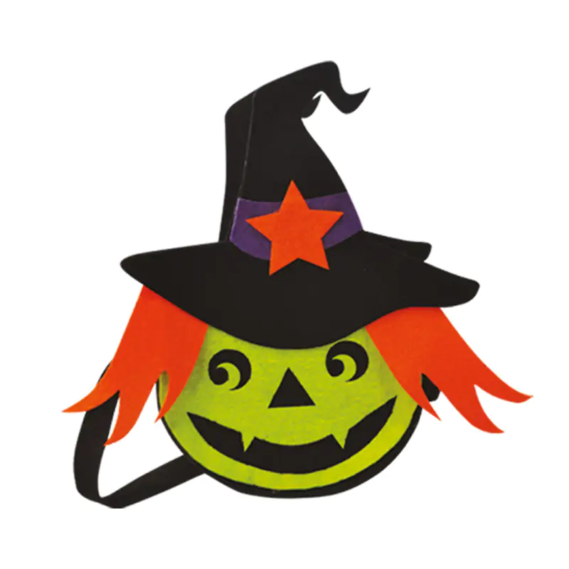 Halloween Cadı Keçe Parti Çantası (8 Adet)