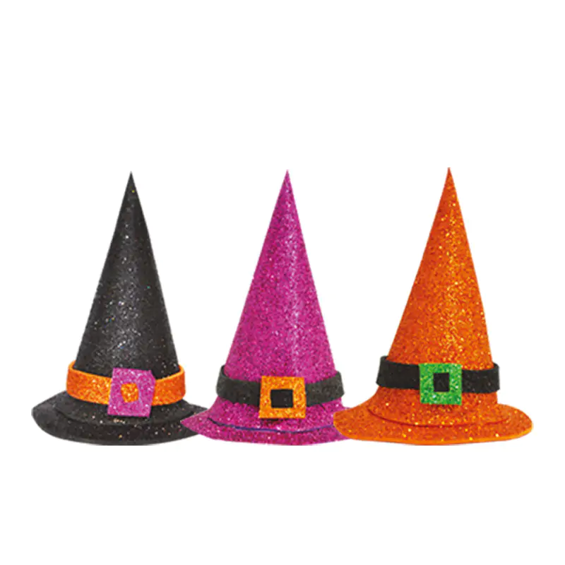Halloween Eva Cadı Külah Şapka 9 cm (1 Adet)