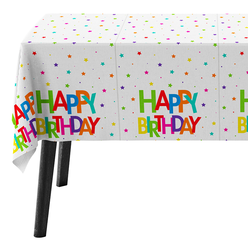 Superstar Birthday Masa Örtüsü (120x180 cm)