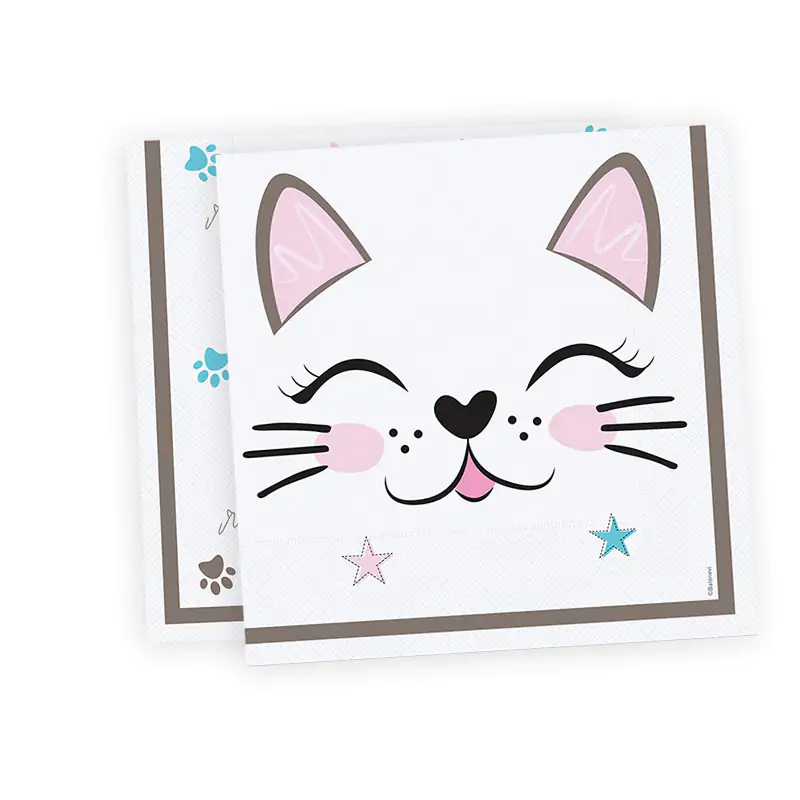 Miss Cat Peçete (33x33 cm)