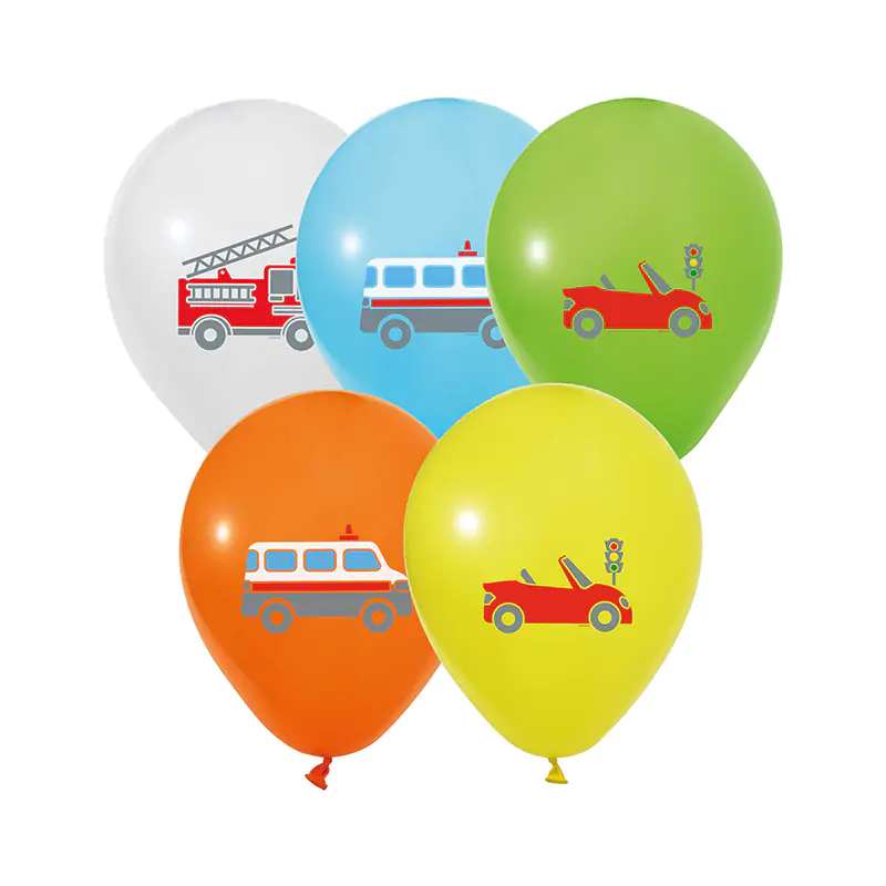 4+0 Trafik Baskılı 12” Pastel Balon 100'lü