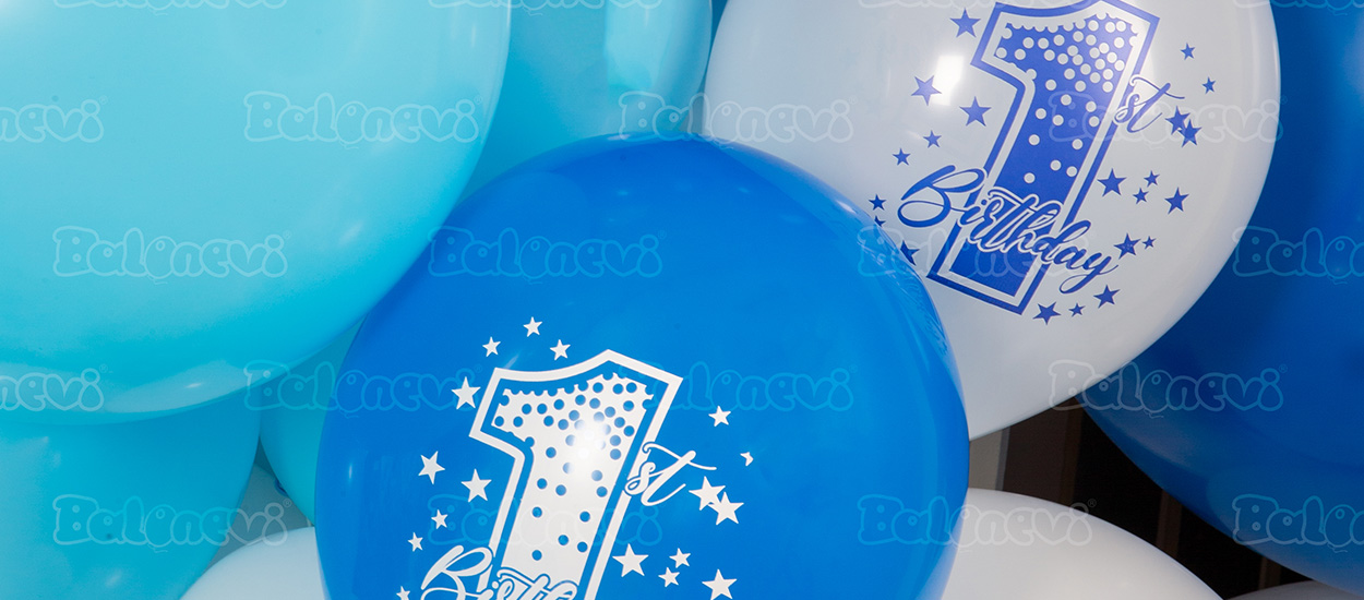 First Birthday Stars Boy Parti Seti