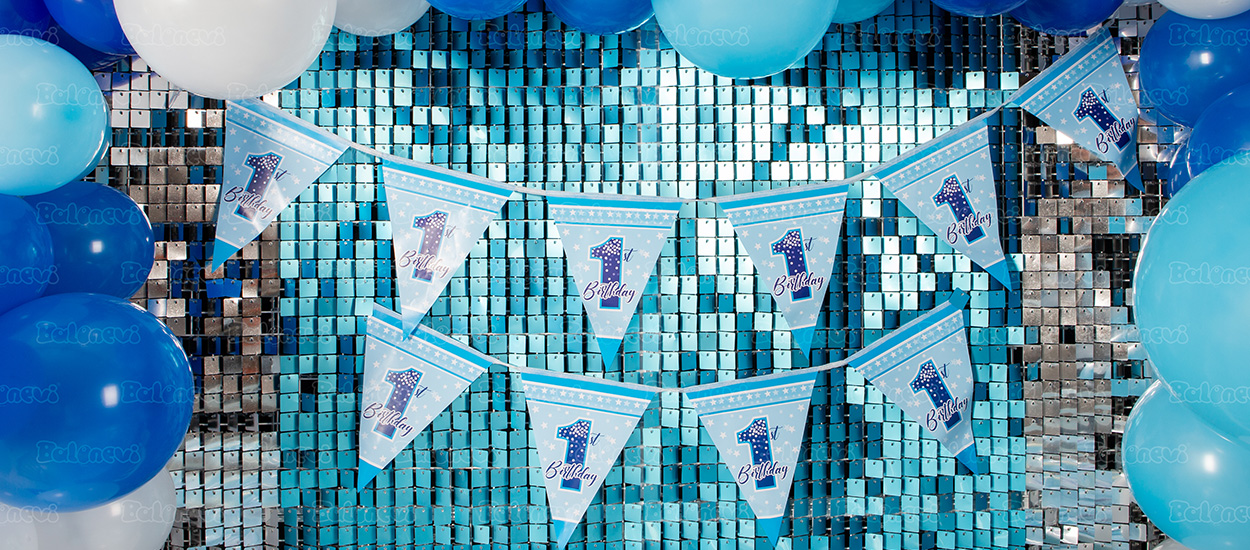 First Birthday Stars Boy Parti Seti