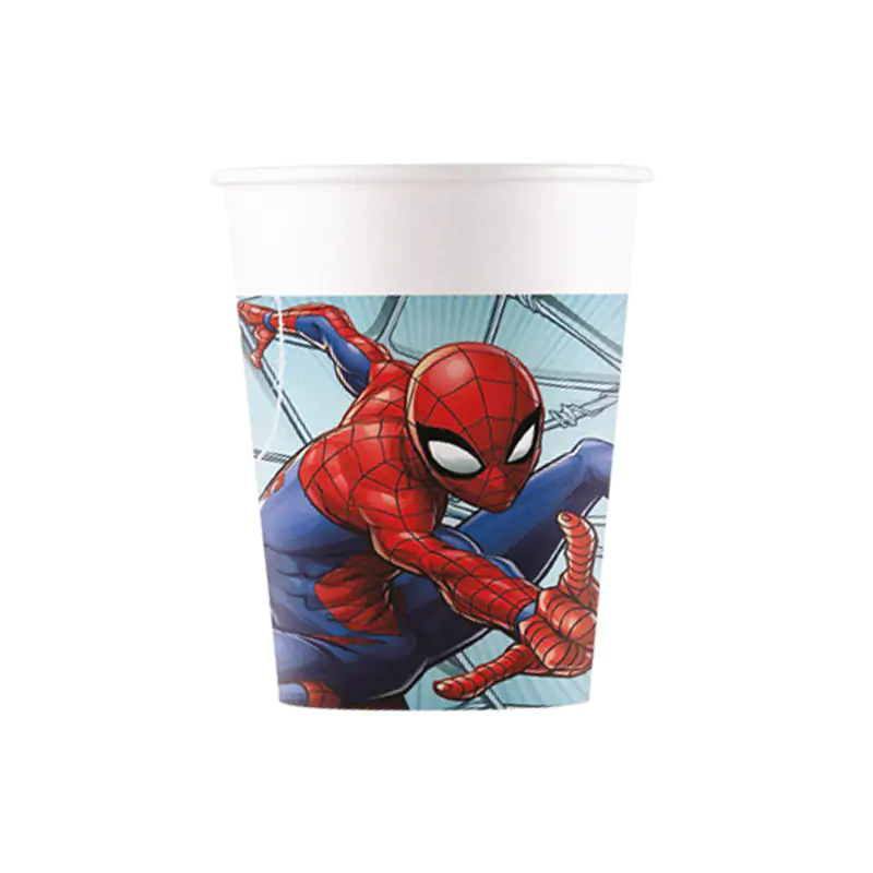 Spiderman Bardak 8'li
